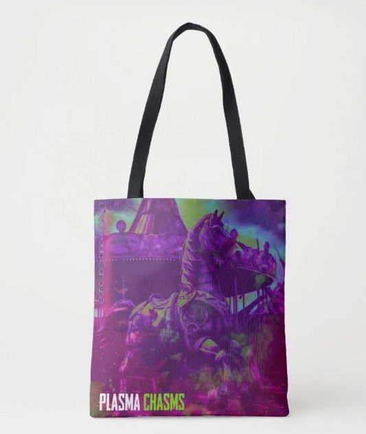 Psychedelic Carousel Tote Bag