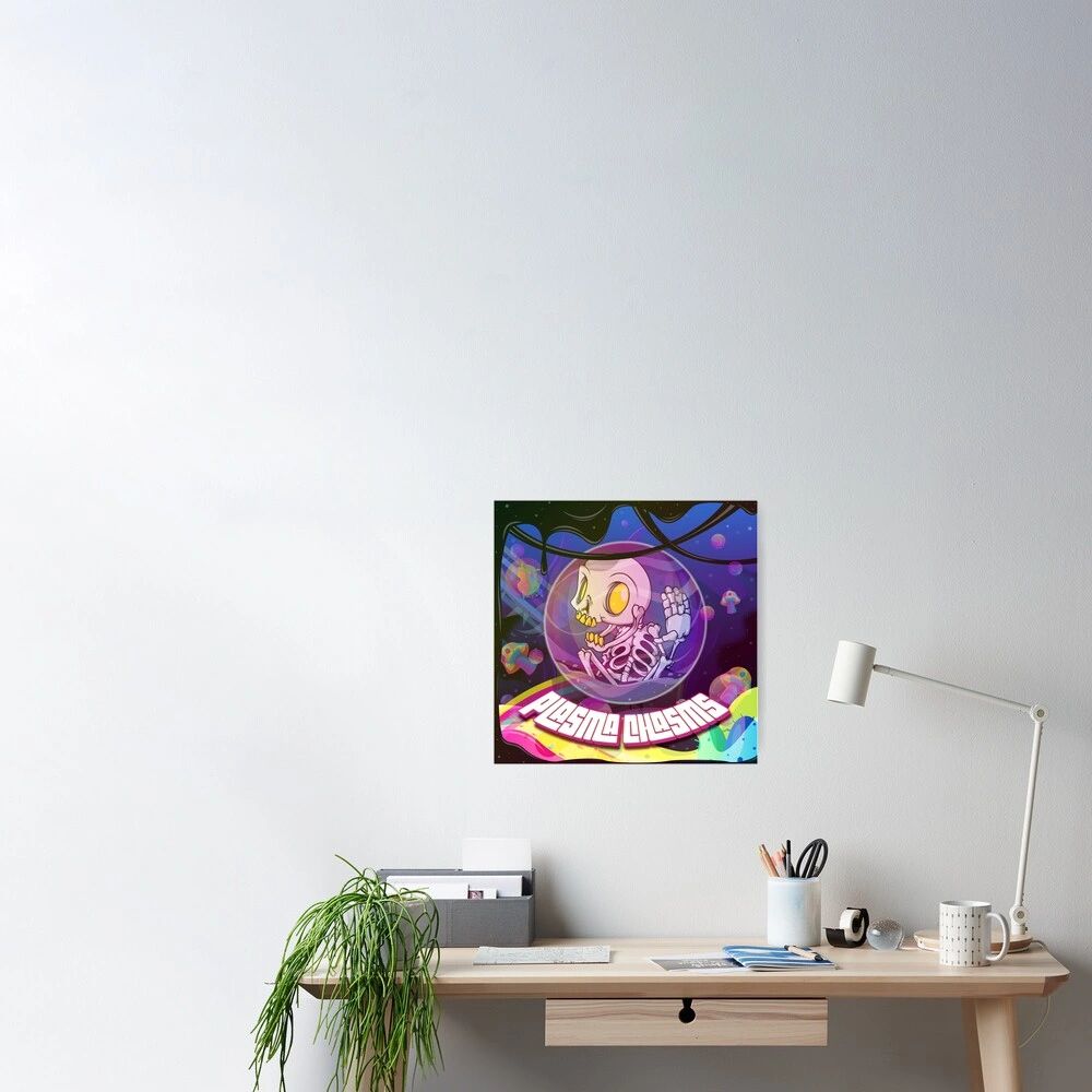 Plasma Chasms Spaceboy Metal Print