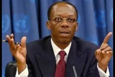 President Jean-Bertrand Aristide of Haiti speaks