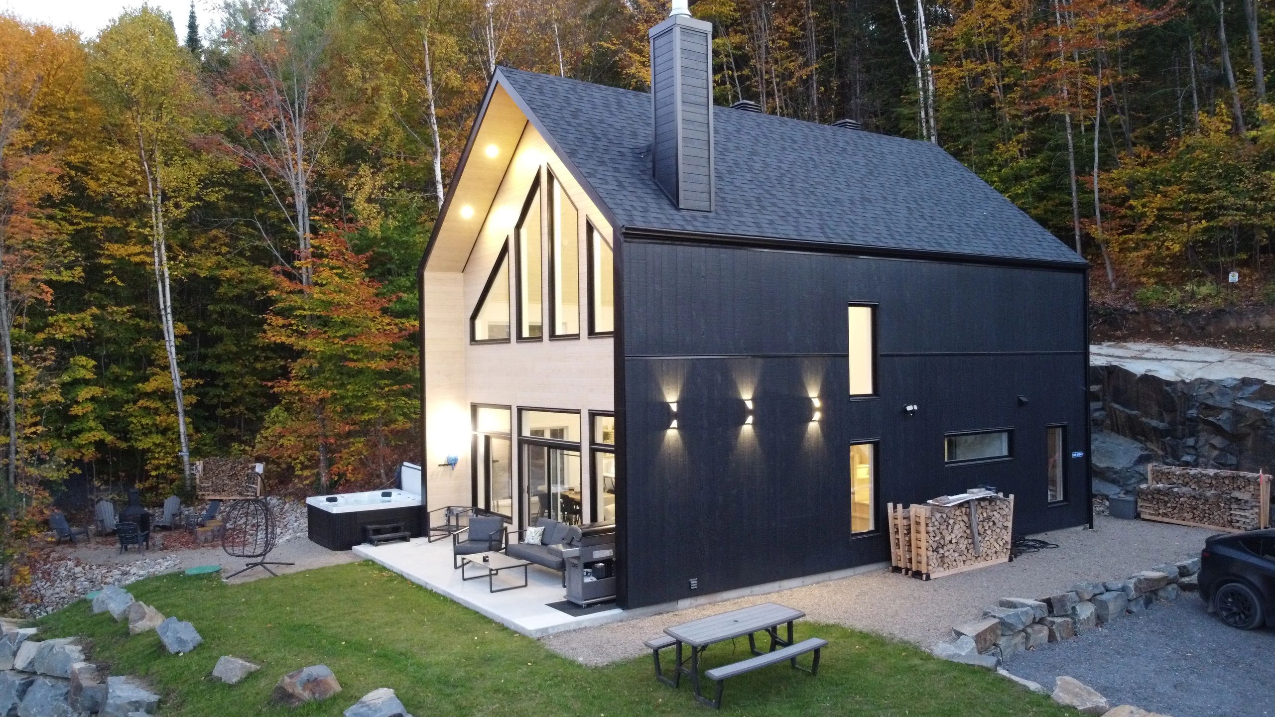 Chalet Le Valkea - Chalet Vue, Chalet Louer, Spa Chalet