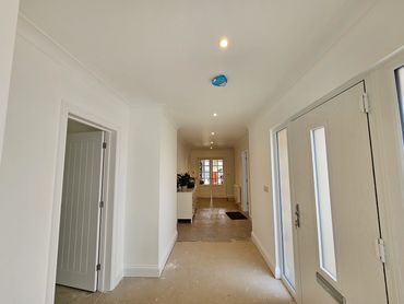 Extension to hallway, matched in perfectly with existing property.