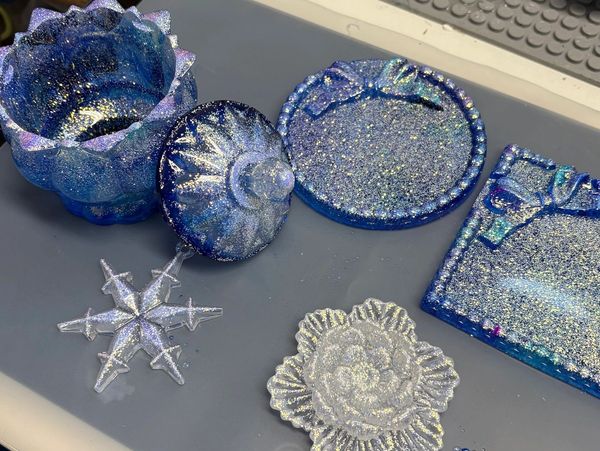 Trinket jars, coasters and home decor 