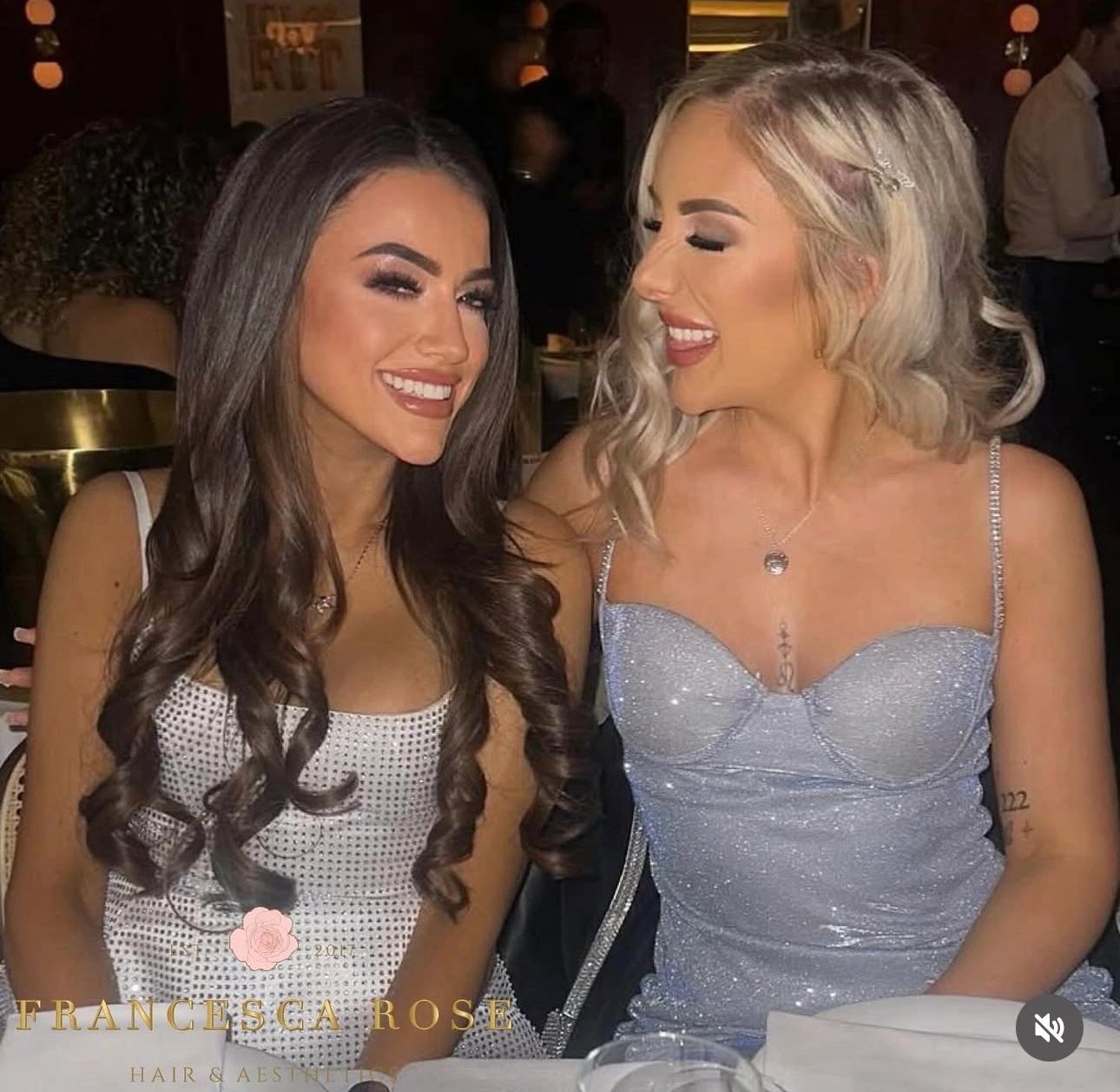 Two of our clients after facial fillers