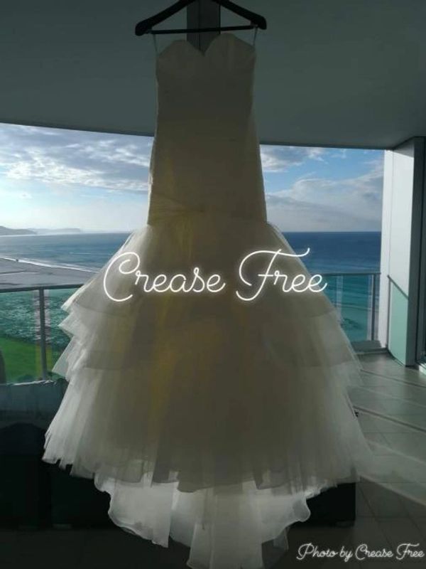 Wedding Gown Steaming Service

Photo by Crease Free