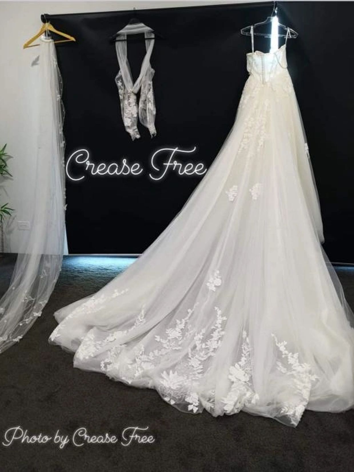 Photo by Crease Free

Mobile Wedding Dress Steaming Service