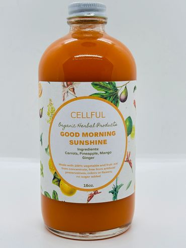Cellful's Good Morning Sunshine Cold Press Juice
