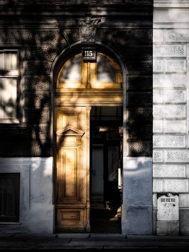 Architecture, entry door, design color
