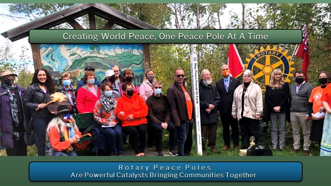 Peace Building Rotary World Peace Pole