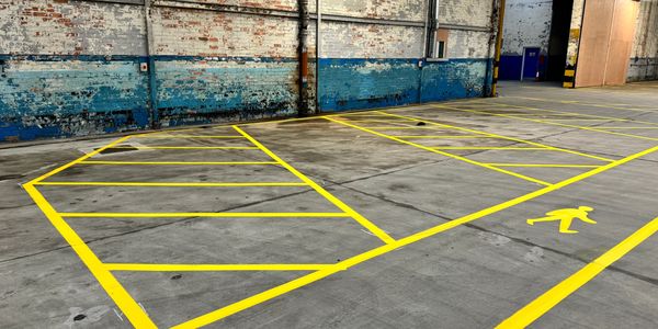 Internal parking bays and walkways 