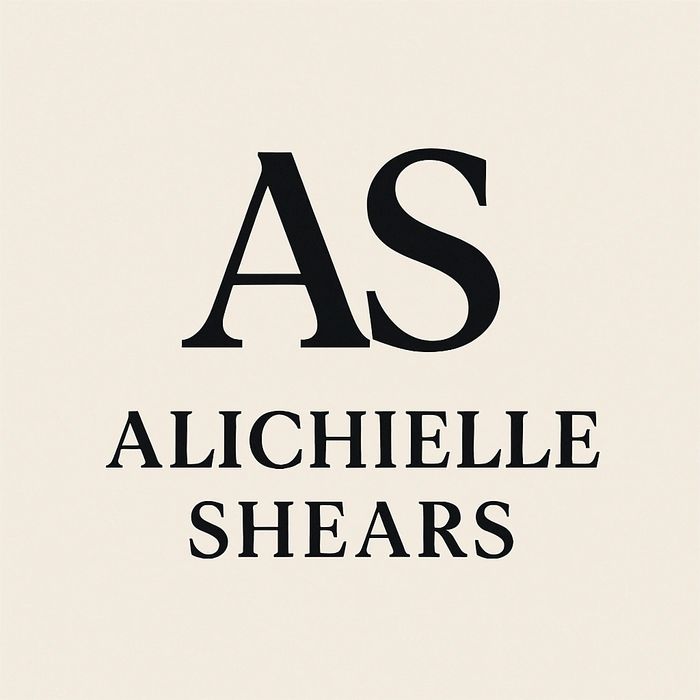 Logo with initials AS and the name Alichielle Shears.