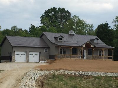 Post Frame House with Garage