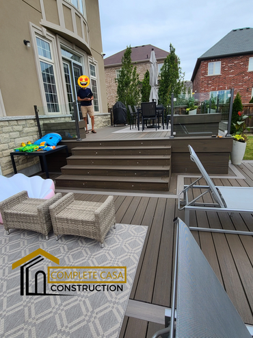 Composite Deck, Deck, Railings, Glass Railings