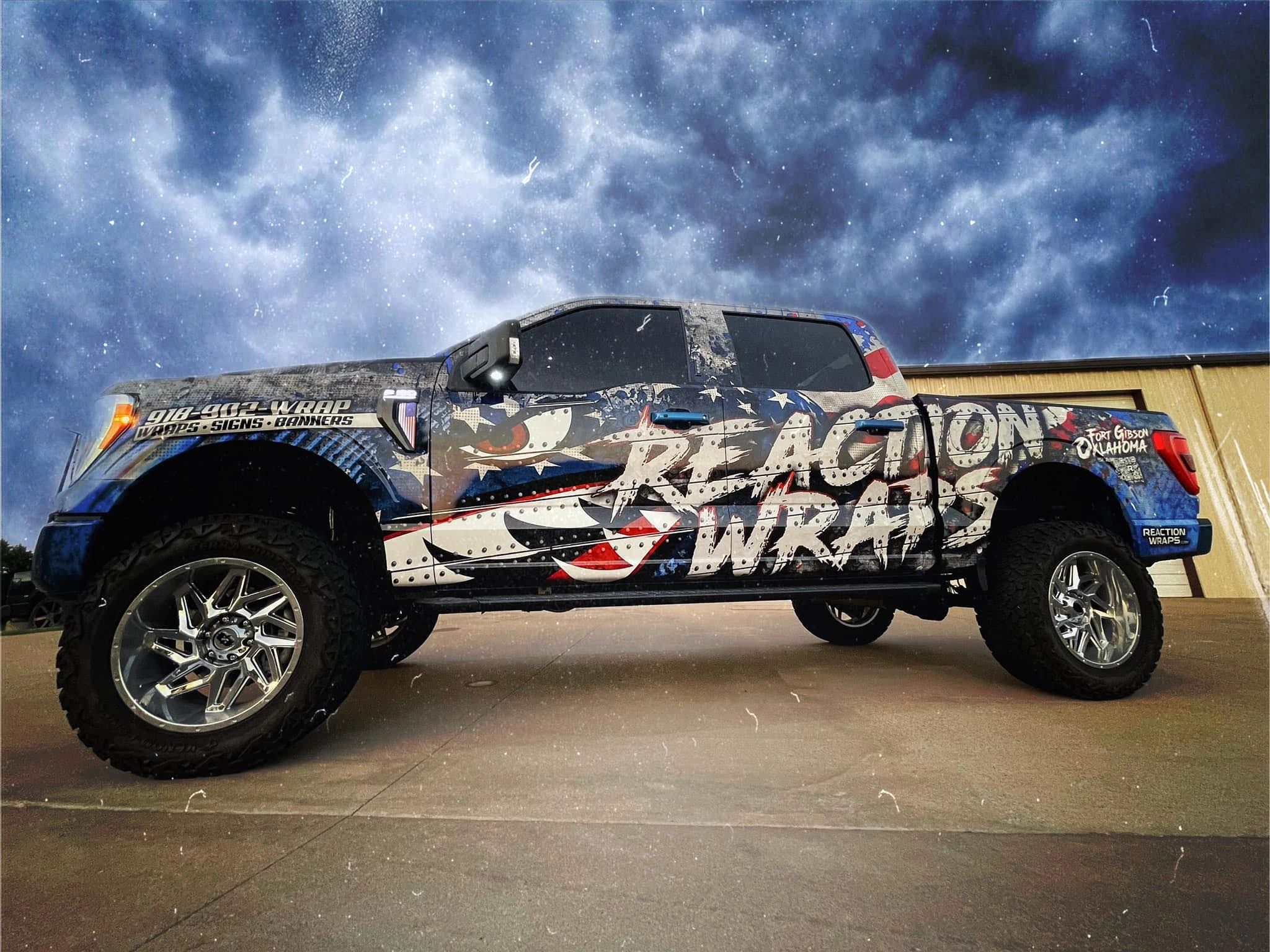 Reaction Wraps Vehicle Wraps, Signs