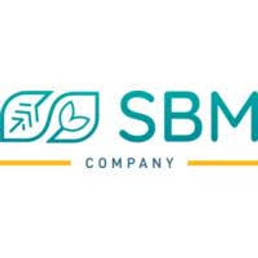 SBM Company logo with leaf icons
