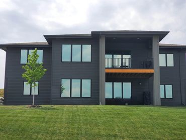 privacy window tint on house