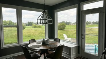 window tint house view outside