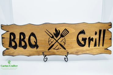 8in wooden sign