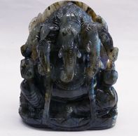 labradorite ganesh/5 face ganesh/gemstones ganesh