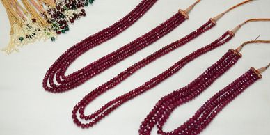 ruby beads