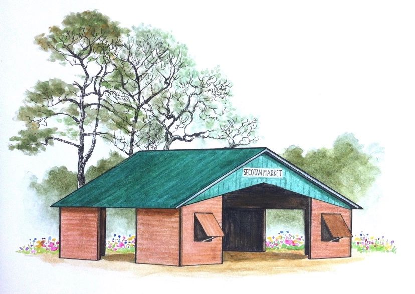Secotan Market in Wanchese