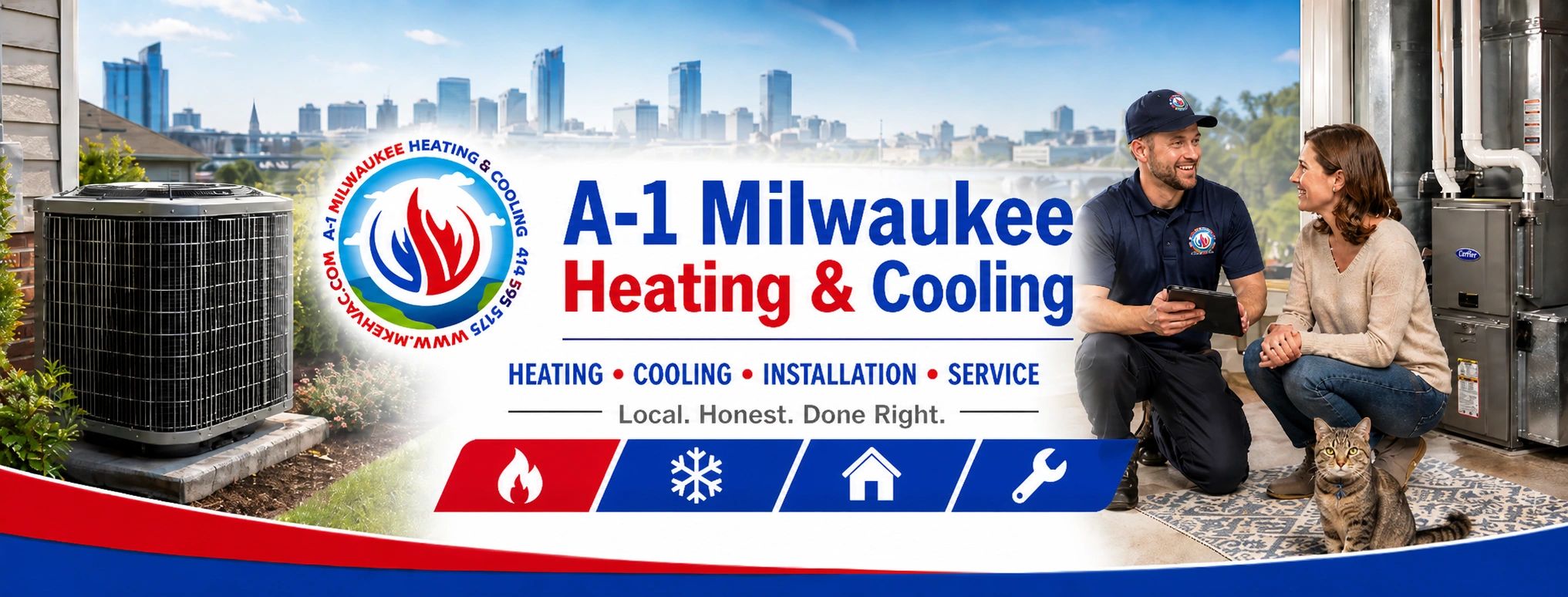 A-1 Milwaukee Heating And Cooling Serving Milwaukee County For Over 10+ Years