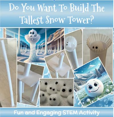 Do you want to build a snow tower stem activity