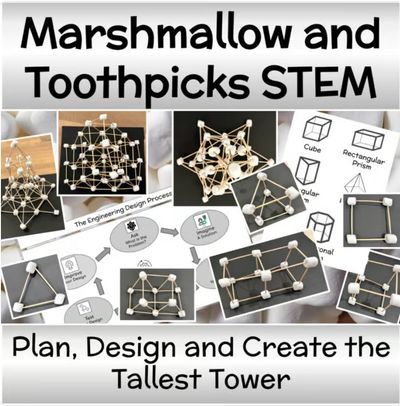 Image of Marshmallow and Toothpick STEM Activities