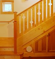 Energy efficient building design, custom stair