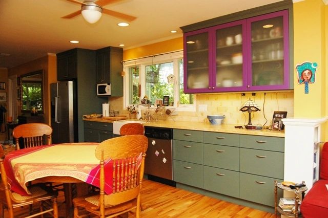 Traditional kitchen with a modern flair