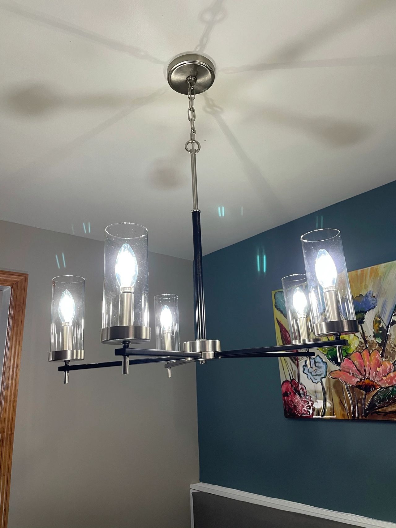 How to DIY Two-Tone Chandeliers