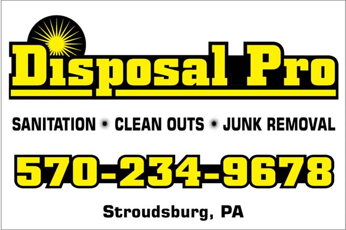 CURBSIDE GARBAGE PICK UP TRASH PICKUP WASTE REMOVAL SANITATION JUNK REMOVAL CLEAN OUTS STROUDSBURG