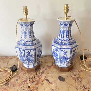 Dutch Delt Vase to Lamp Conversion