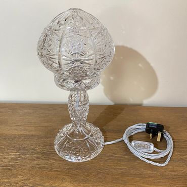 Small Crystal Lamp -  Full lamp Rewire