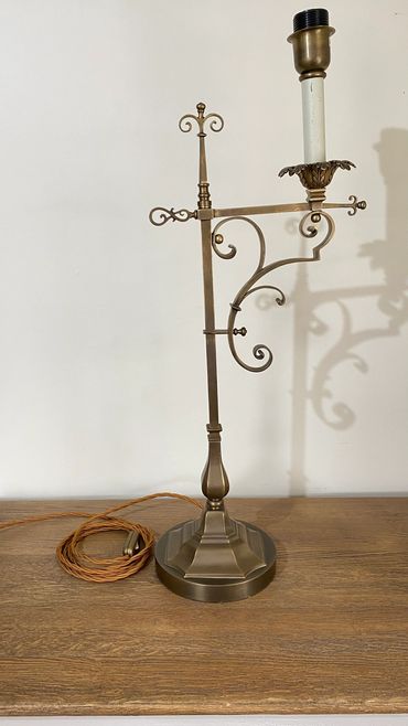 Brass Table Lamp Repair and Rewire