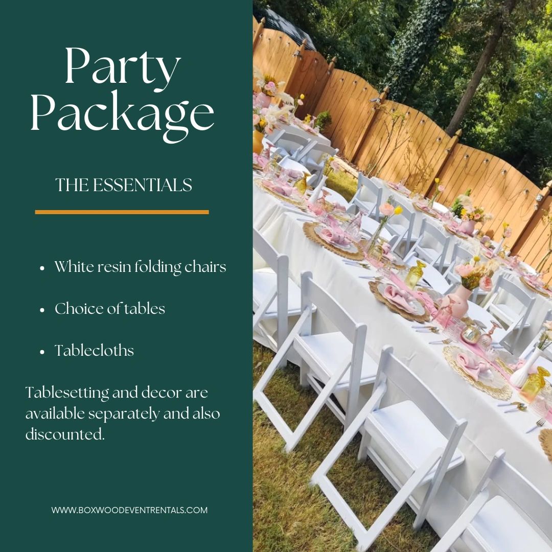 Essential Party Rentals Package