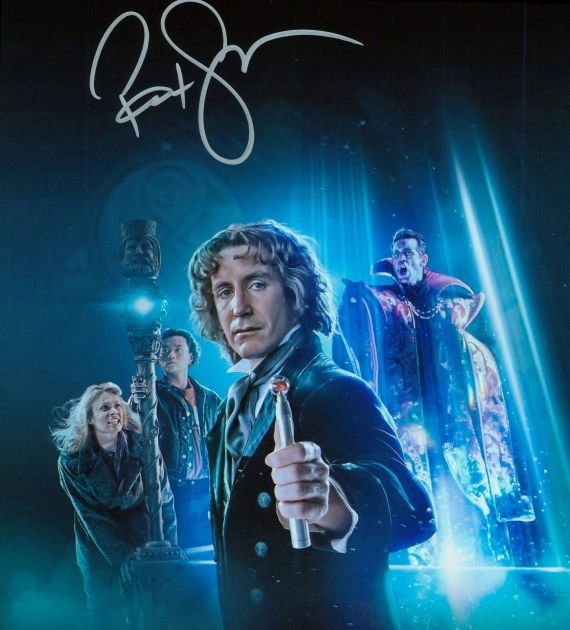 Paul McGann Autographed 8x10 Photograph Actor Doctor Who Eighth ...