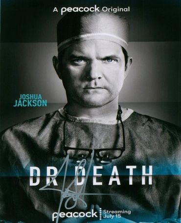 Joshua Jackson Actor Autographed Photograph Dr.Death Obtained Through Mail