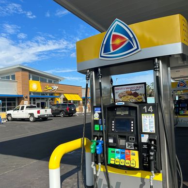 Fuel pumps at SunStop Convenience Stores