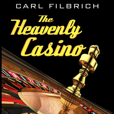 Book cover image with roulette wheel