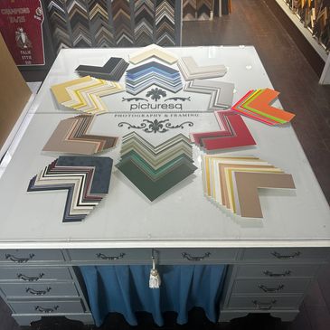 range of mount board colours can be cut to any size. black core white core velvet metallic choice.