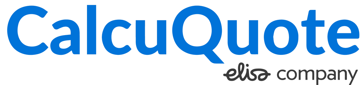 CalcuQuote logo, electronics supply chain and RFQ automation software platform.