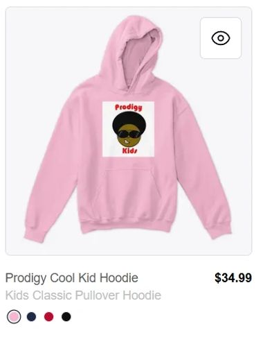 Description
The Prodigy Cool Kid Hoodie is made for those who want to look good while being exceptio