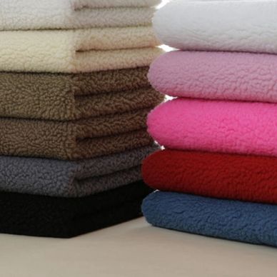 Plain dyed Sherpa Fabrics