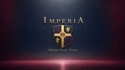 Emblem with 'IMPERIA' and 'Master Your Time' text.