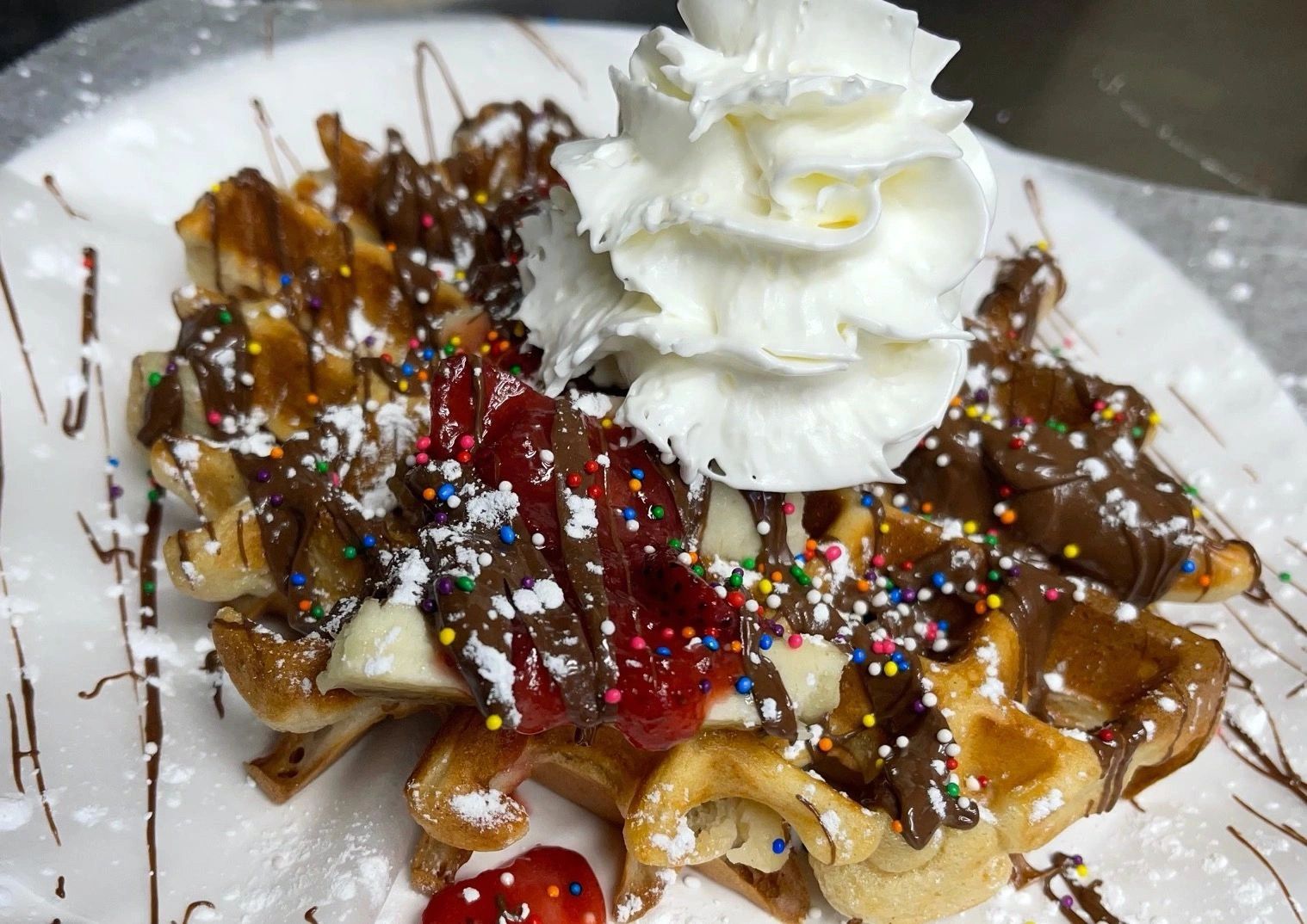 Catered Fresh Belgian Waffle