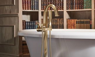 bronze tub filler