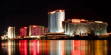 Laughlin Casinos at night 