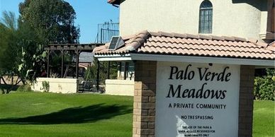 Welcome to Palo Verde Meadows subdivision, Bullhead City AZ