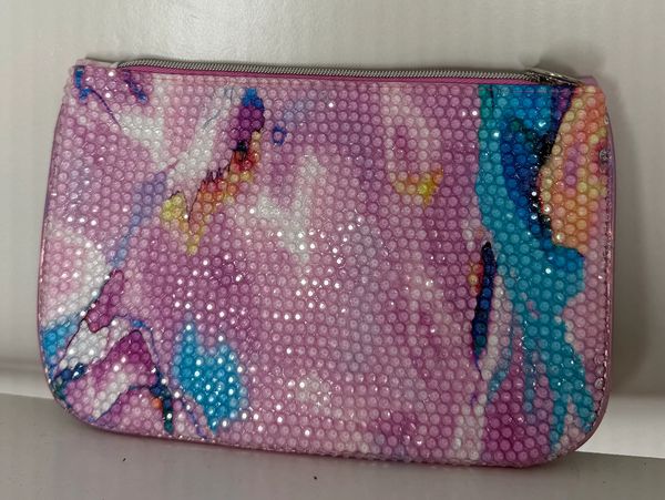 Beautifully customized small rhinestone bag!