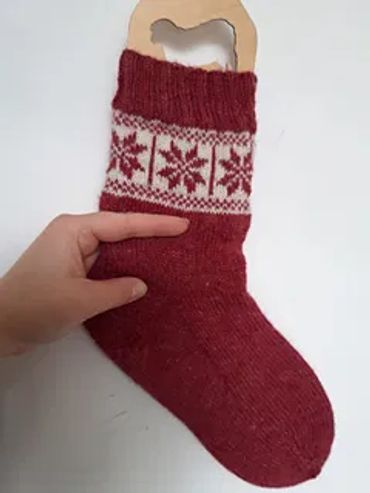 Scandi Snoflinga Sock